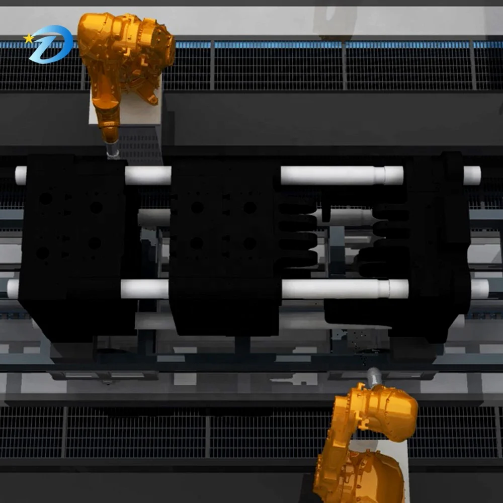 Línea de producción de pintura completamente automática para maquinaria de recubrimiento metálico de sala de pintura con tratamiento de superficies PowerSpraying