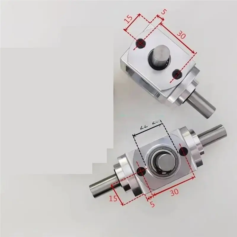 ABFY-Small 1:1 T نوع الصليب العاكس رمح قطر 10 مللي متر الزاوية اليمنى محرك علبة التروس شطبة علبة التروس دوران