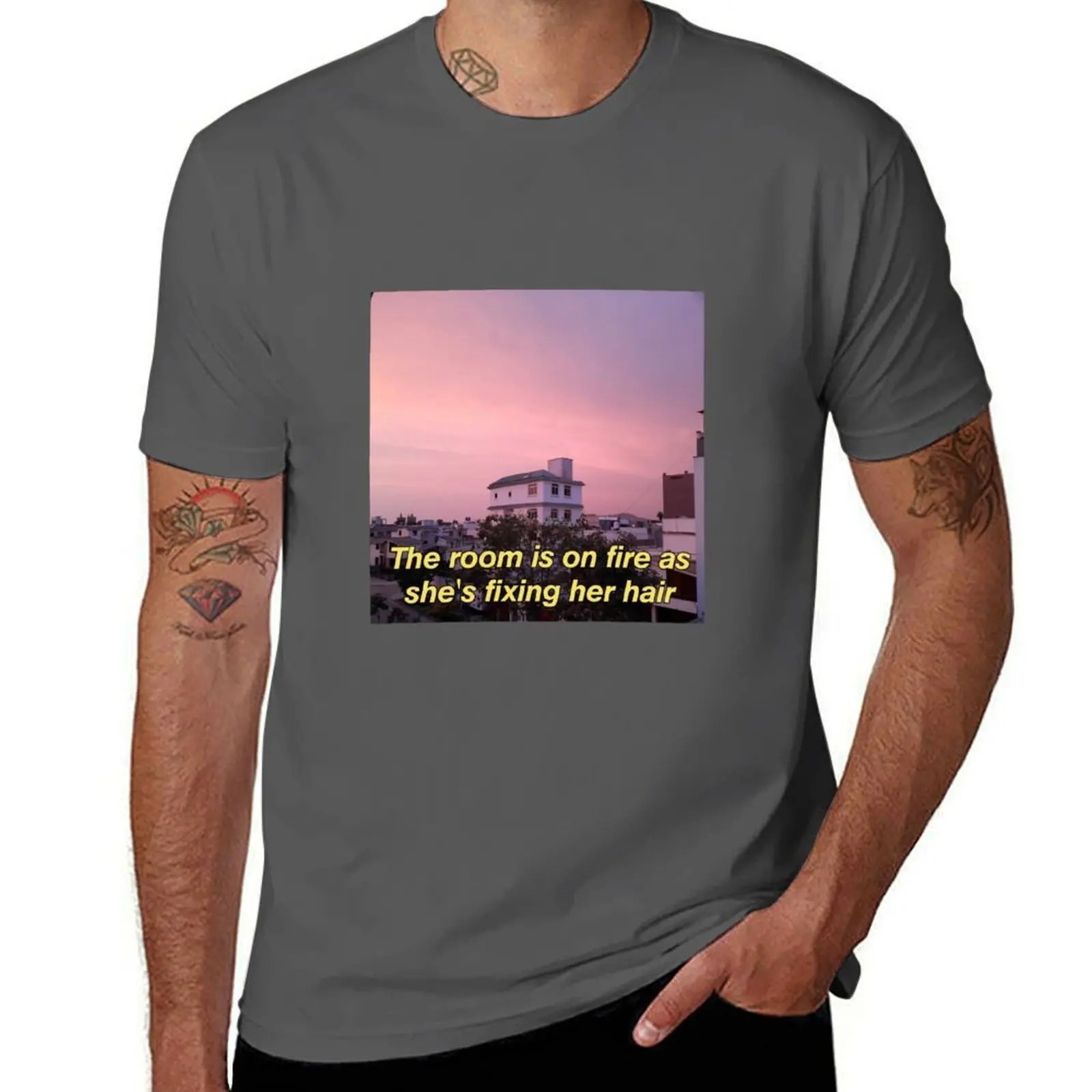 

Reptilia Strokes The design band T-Shirt Breathable Gym Short Sleeve T-Shirt