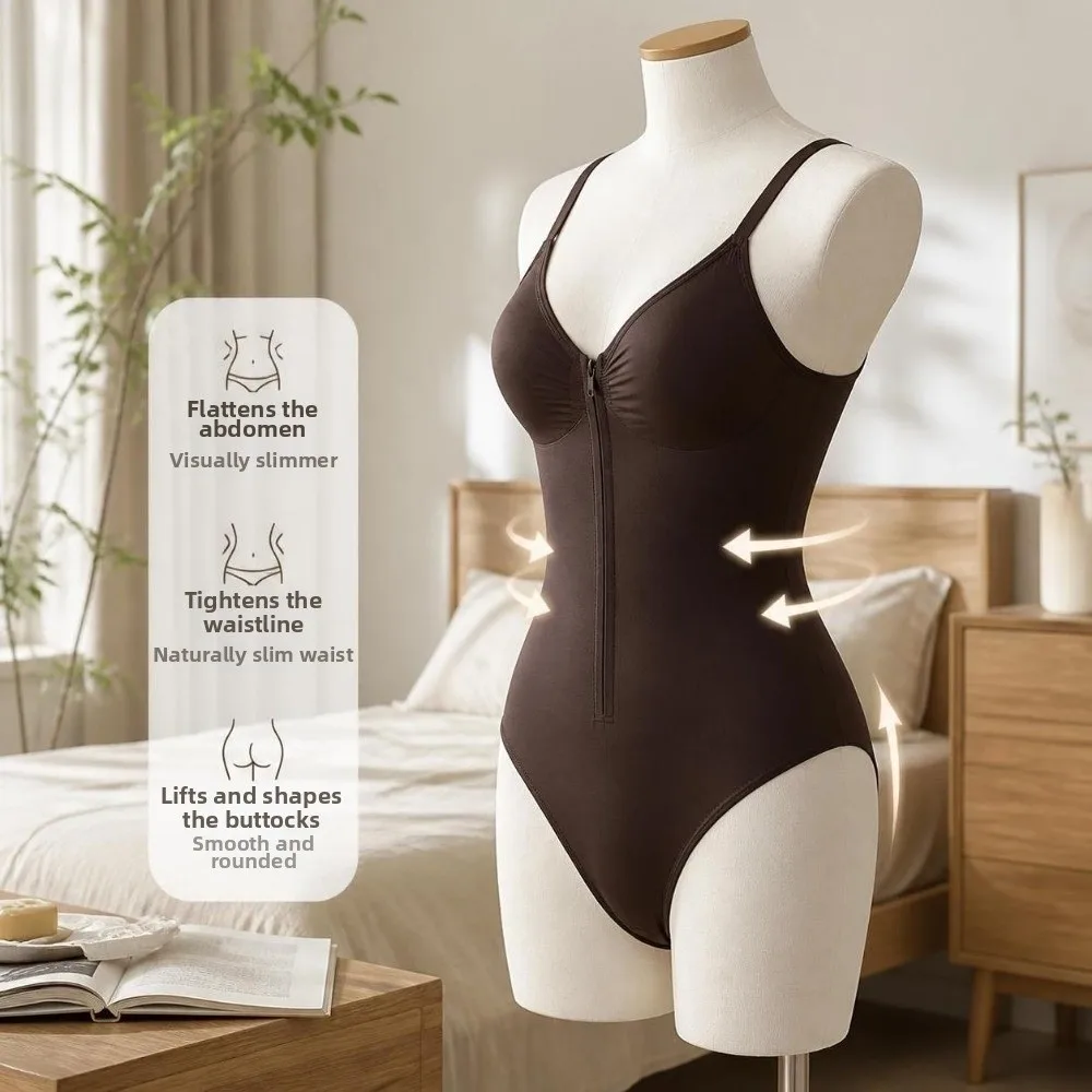 Seamless Body Shaper Waist Trainer Butt Lifting Slimmer Shapewear Invisible Belly Contracting Abdominal Shaper Body Contouring