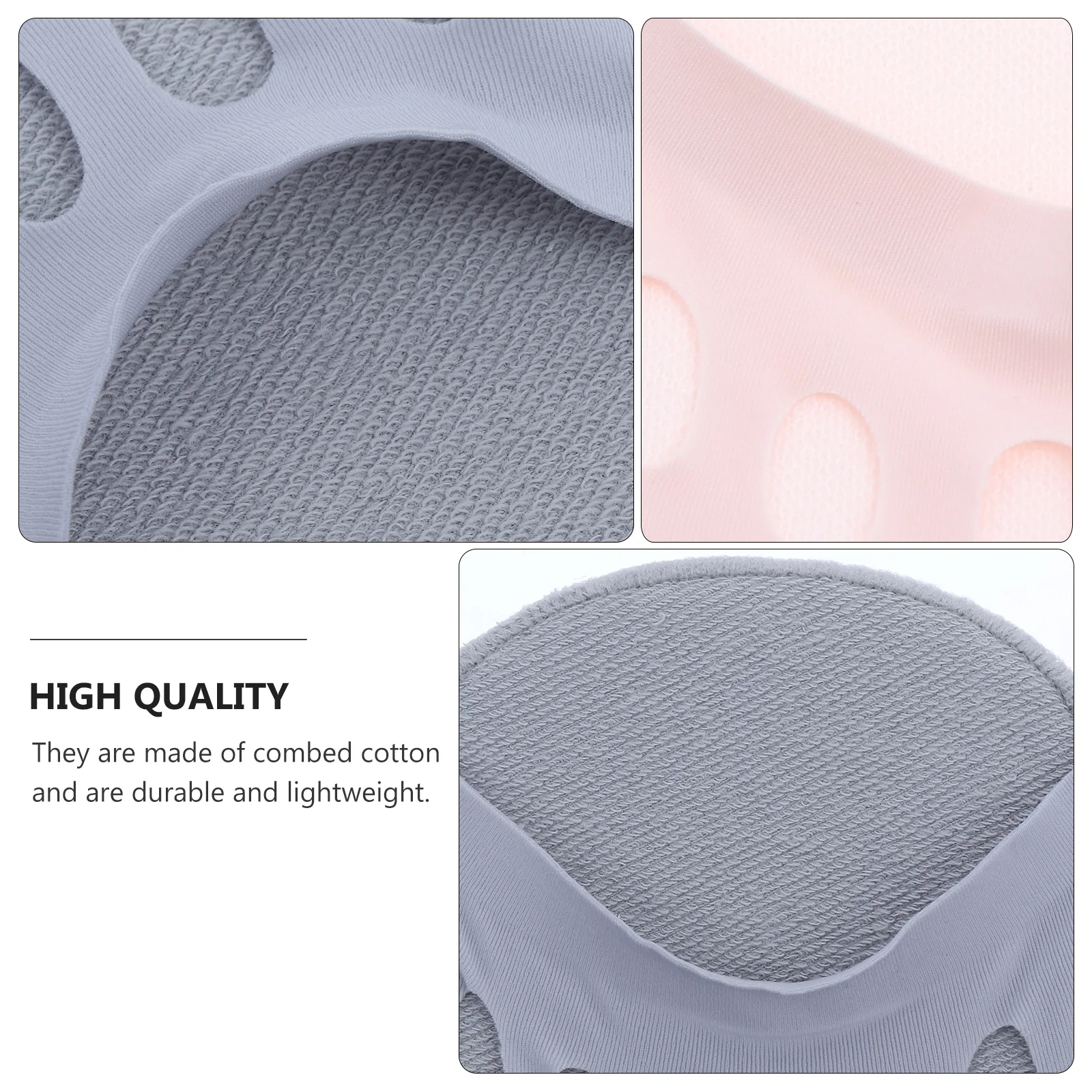 

3 Pairs Ice Silk Forefoot Pad Honeycomb Fabric Protector Cushion Women Metatarsal High Heels Invisible