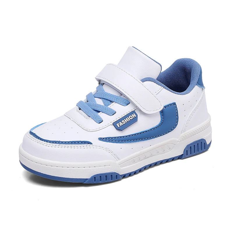 Scarpe per bambini di lusso Sneaker per ragazzi da 4 a 8 anni Design per bambini Skate Sneaker casual Moda Nuove scarpe sportive per ragazzo autunnali in pelle PU