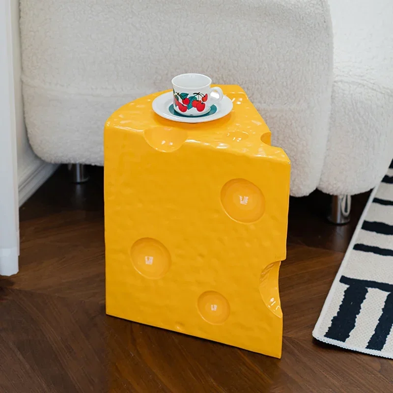 

Creative Cheese Coffee Table, Living Room Side Tables, Cake Shaped Tea Table, Mobile Storage Desk, Nordic Furniture, Home Decor