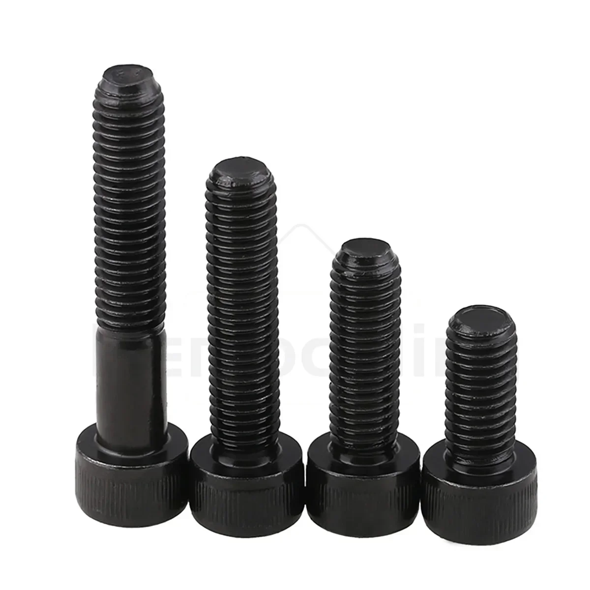 2Pcs/lot 3/8-16 Black 12.9 Grade Hexagon Hex Socket Screws Cup Head Allen Bolts Length 1/2