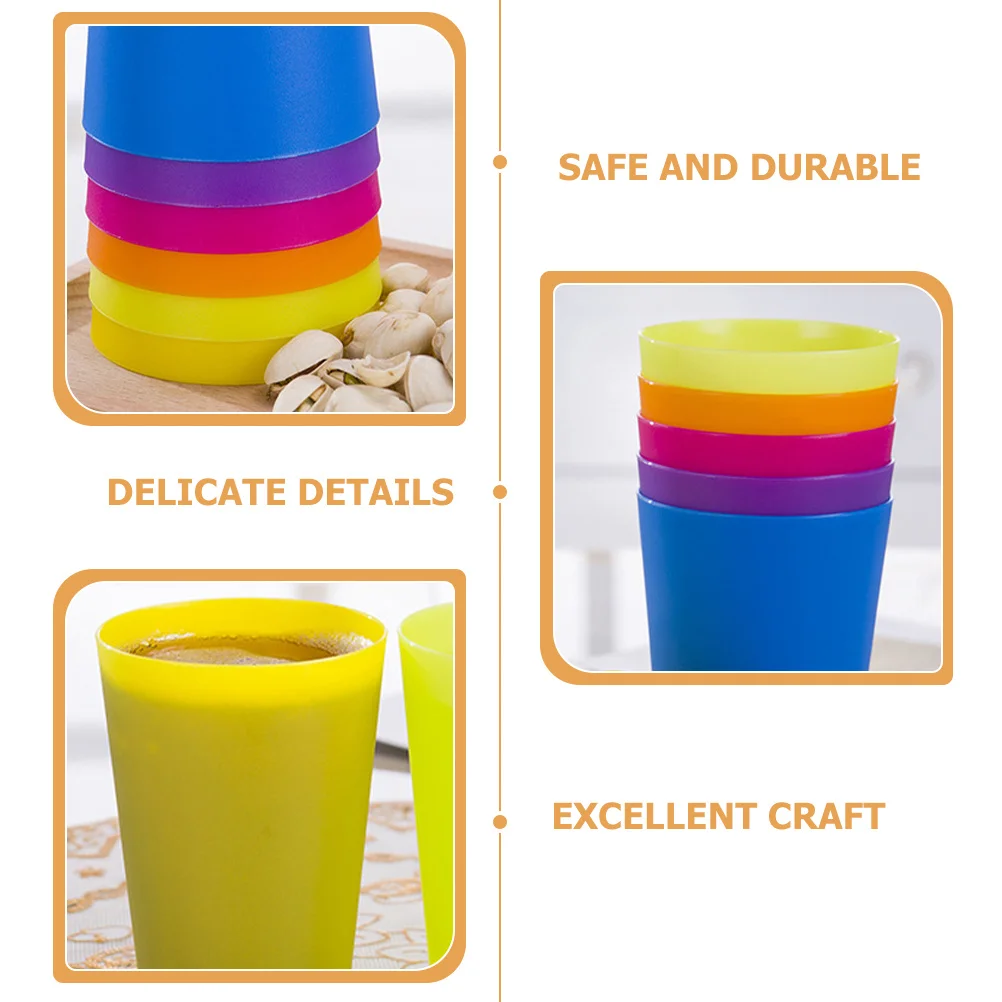 Juego educativo de 12 Uds de tazas apilables para bebés pequeños, tazas coloridas brillantes para niños, Kit de actividades de juego de aprendizaje preescolar