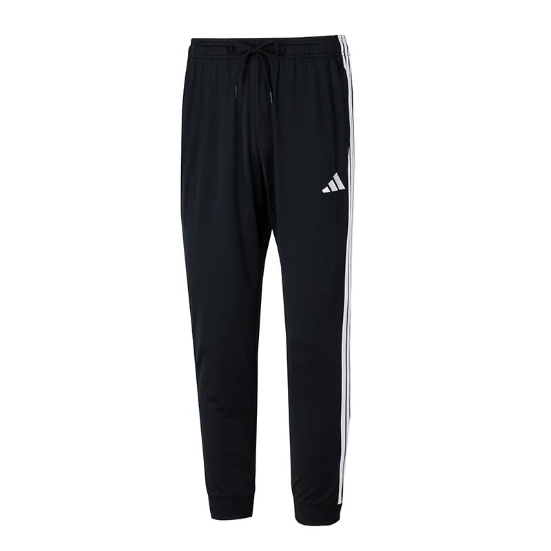 

Adidas мужские спортивные брюки для фитнеса и бега тренировочные брюки трикотажные дышащие повседневные брюки полосатые брюки для бега Ji8809