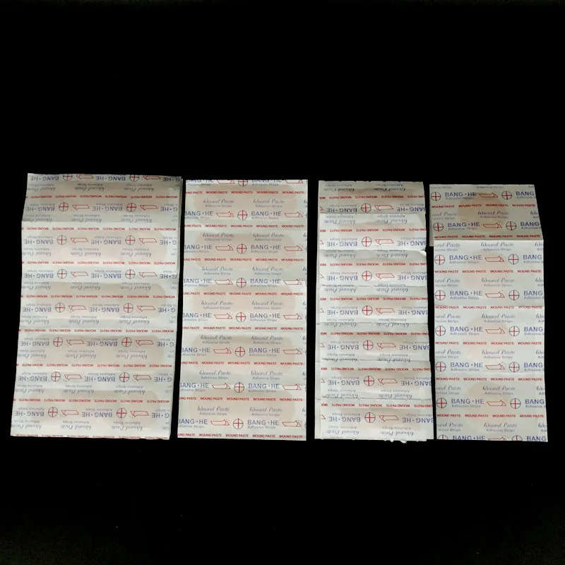 100pcs/set Band Aid Various Shape Combinations Skin Patch Wound Plaster for First Aid Dressing Waterproof Adhesive Bandages