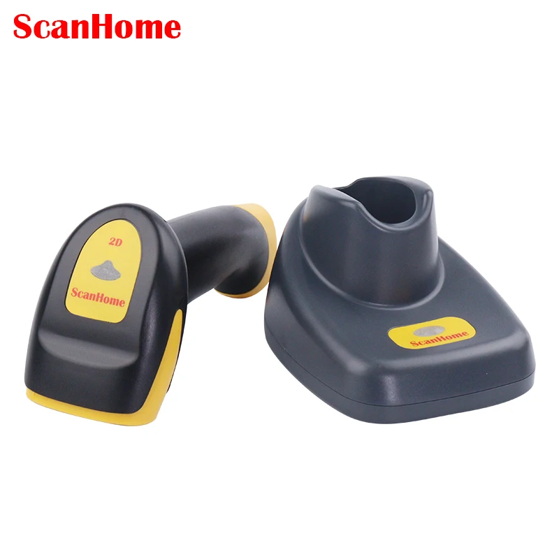 ScanHome Wireless Barcode Scanner 2D QR PDF417 CMOS 433MHz Handheld Barcode Scanner SH-4120