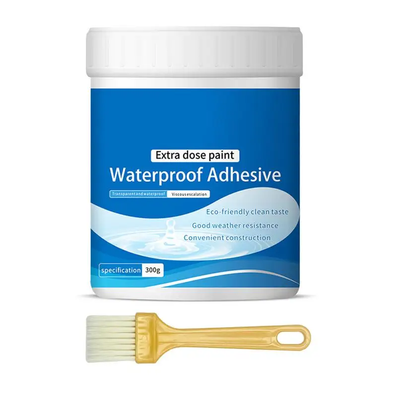 

300g Invisible Waterproof Agent Transparent Sealing Coating Leak-Free Glue Adhesive Strong Sealant Repair Toilet Roof Walls Tool