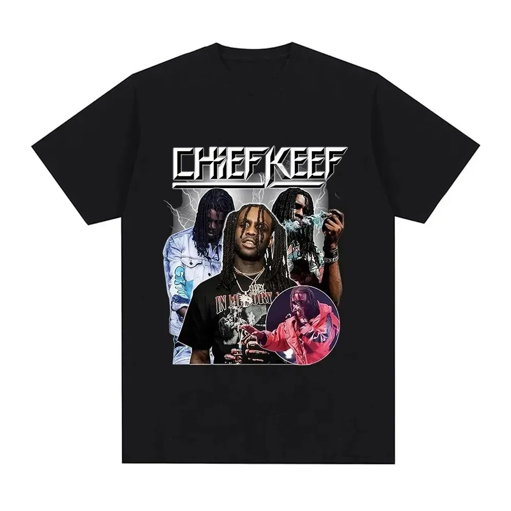 I Love Chief Keef Print T-shirt Trend Men Women Cotton Hip Hop Oversized Tshirt Short Sleeve Women T Shirt Streetwear Tops Tee