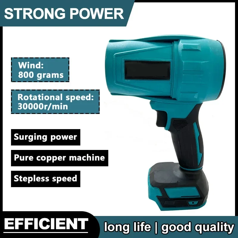 

Fit Makita 30000RPM Violent Blower Turbo Jet Fan 18VElectric Air Duster Wind Speed Turbo Rechargeable withLight Car Cleanin Tool