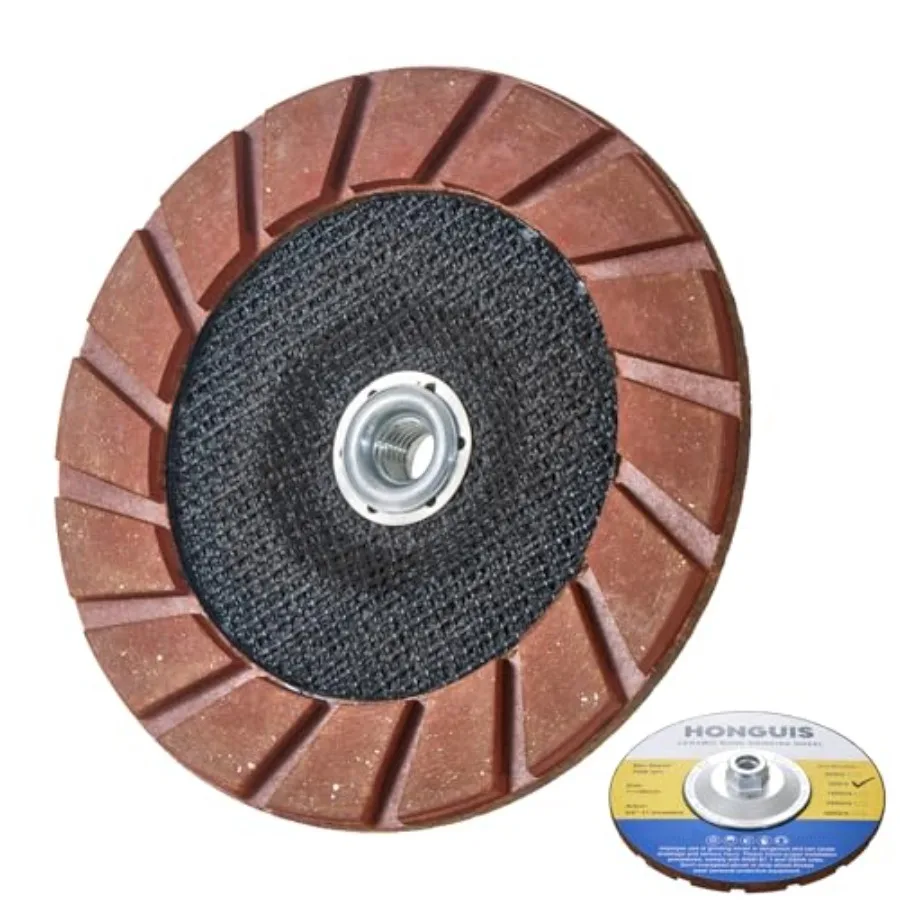 

7 inch Diamond Cup Grinding Wheel5/8"-11 Arbor Ceramic Bond Grinding Wheels for Concrete Smoothing Polishing 50 Grit