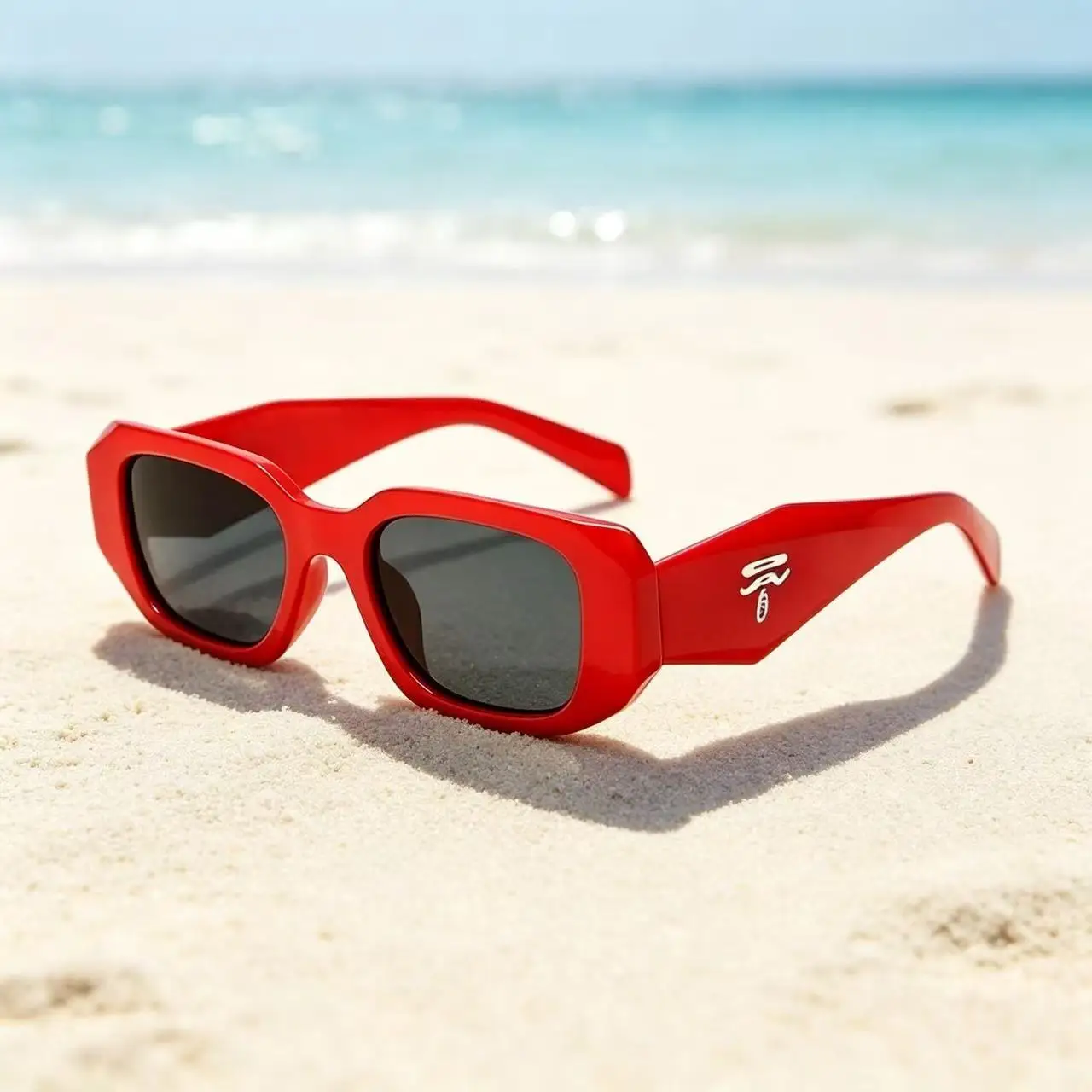 Vintage Square Unisex Men Women Luxury Brand Designer Classic Driving Traveling Rectangle Tropical Vacay Outfits Shades for Man view 5