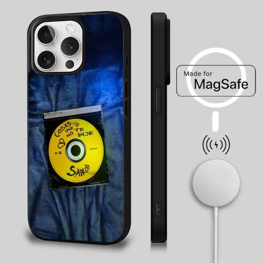 حافظة هاتف Singer Saiko Sakura لهاتف iPhone 17,16,15,14,13,12,11,Pro,Max,Plus,Mini,Air,SE شحن لاسلكي مغناطيسي جديد Magsafe