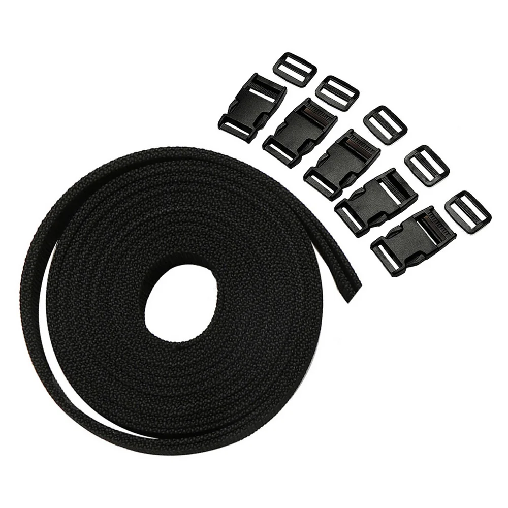 11Pcs 4M Nylon Heavy Webbing Strap Knapsack Belt Ribbon Clothing Fabric Sewing Belt Handmade DIY Sewing Accessories for Luggage