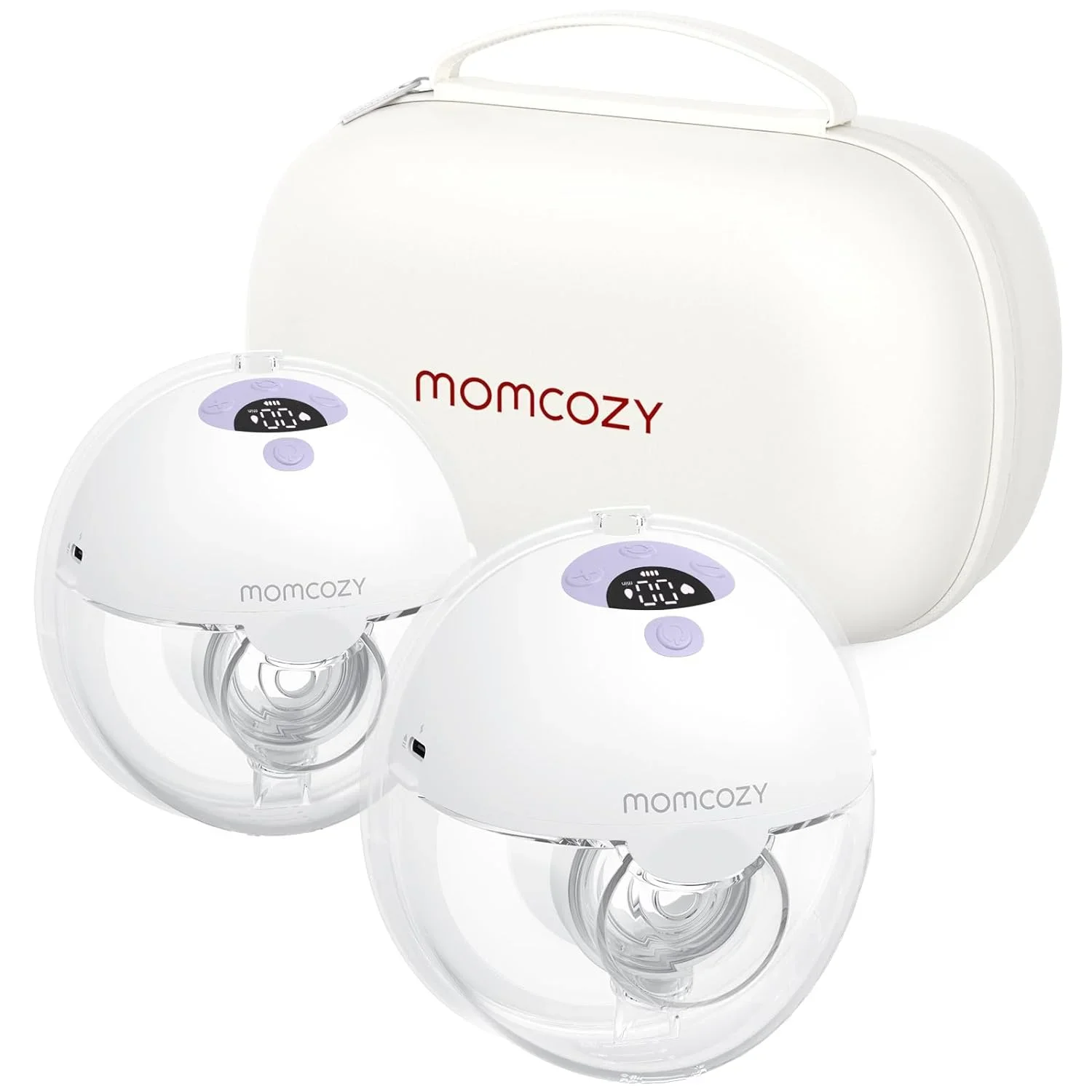 Momcozy M5 Hand Free Breast Pump Wearable Milk Extractor Baby Mouth Double-Sealed Flange 3 Modes & 9 Levels Electric Breast Pump