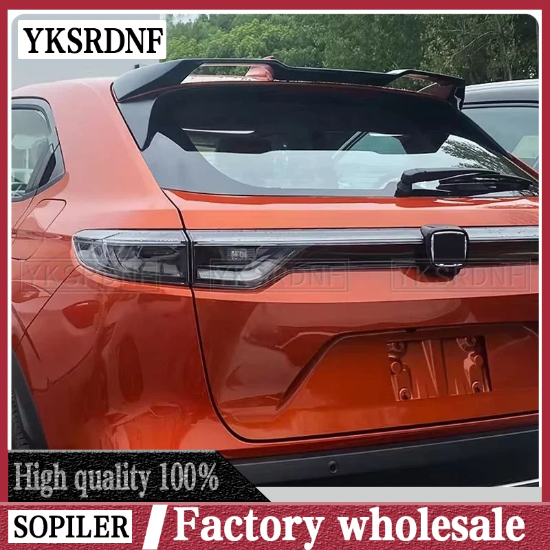 Car Rear Spoiler for Honda HR-V VEZEL HRV XRV XR-V 2021 2022 ABS Material Tail Wing Decoration Roof Spoiler Wing