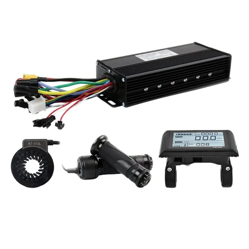 AA90-SW900 Display Color Screen 40A 48V-72V Sine Wave Electric Bike Three Mode Controller E-Bicycle Accessories