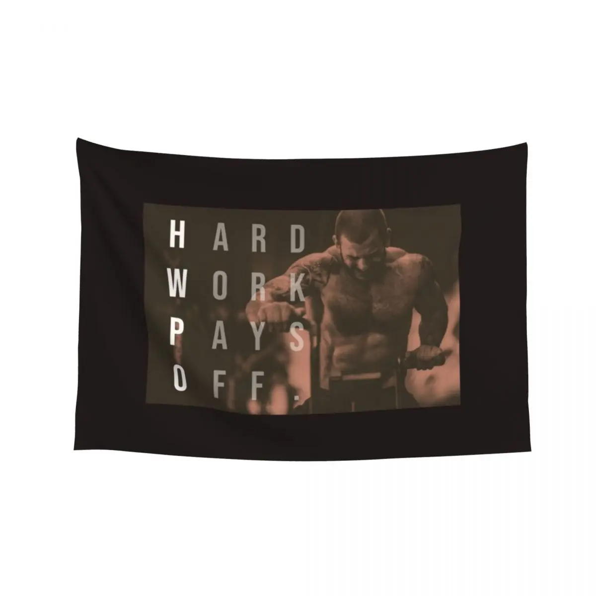 

Mat Fraser - CrossFit - Hard Work Pays Off - HWPO Tapestry Art Mural Wall Decor Aesthetics For Room Tapestry
