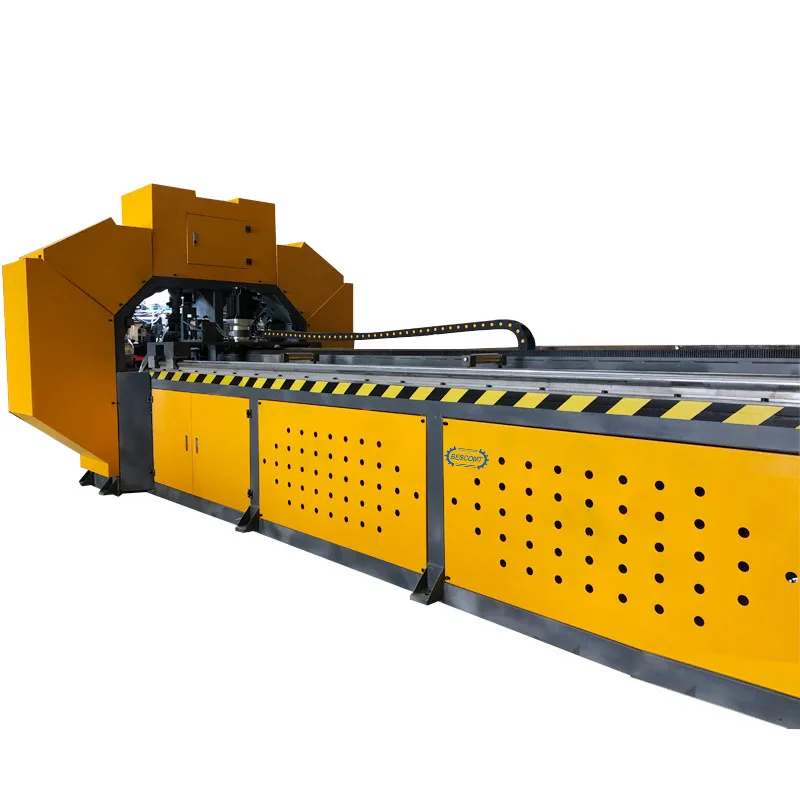 Multi-Functional Hydraulic CNC Grooving Machine Mild Steel Pipe Punching and Square Tube Holes Pipe Punching Machine