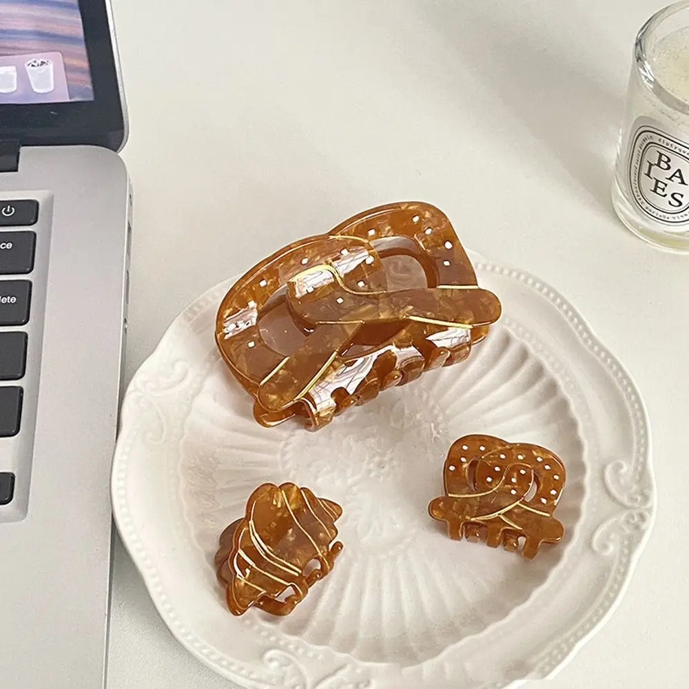 

Hair Crab Clip Knot Girls Hairpins Ponytail Holder Croissant Korean Hair Clips Star Acetate Hair Claw Cloud Women Hairgrips