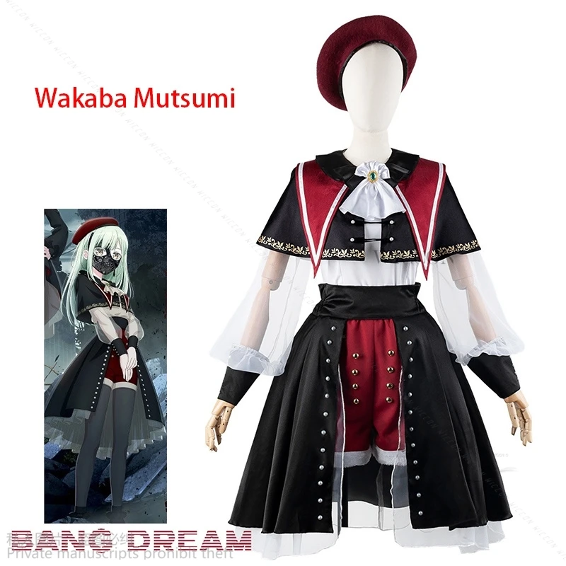 Game BanG Dream! Ave Mujica Yutenji Nyamu Misumi Uika Yahata Umiri Wakaba Mutsumi Togawa Sakiko Cosplay Costume Women Lolita Cos