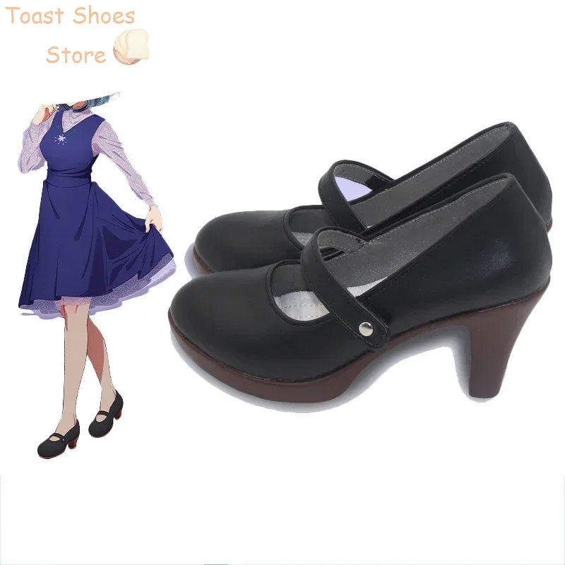 Anime Oshi no Ko Kurokawa Akane Cosplay Shoes Halloween Carnival Boots PU Shoes Cosplay Props Costume Prop