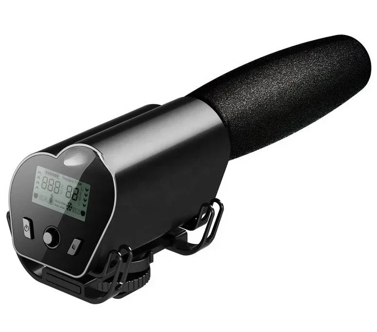 Hot SalesRecorder On-Camera Microphone With Built-In Audio Recorder For DSLRs, Mirrorless And Video Cameras