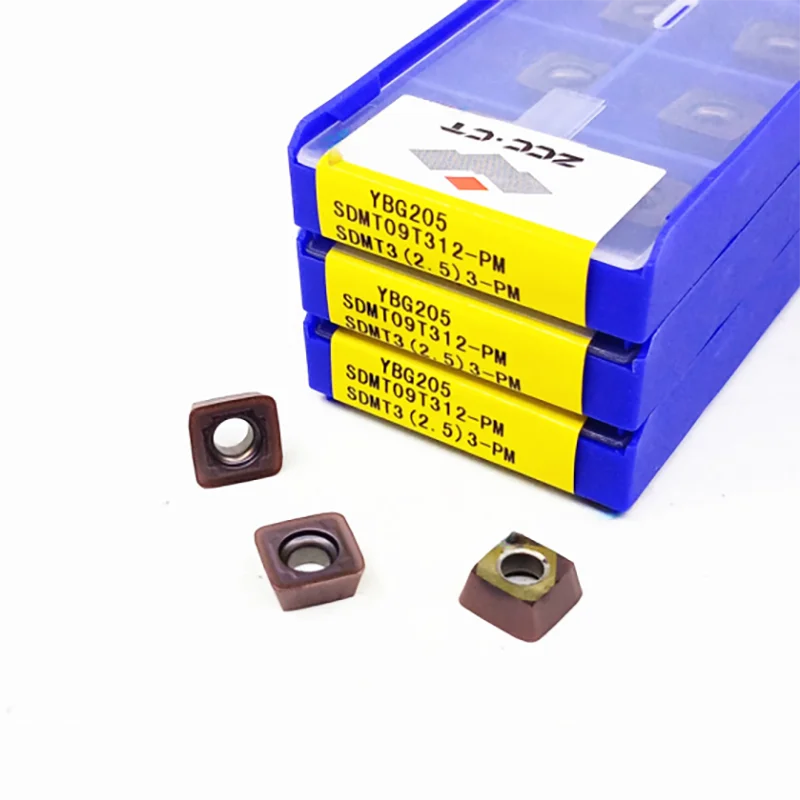 Imagem -04 - Inserções Sdmt Carboneto Zcc.ct Sdmt06t208 Sdmt090308 Sdmt09t312 Sdmt120412 Ybg202 Ybg205 Ybg212 Ybc302 Yb9320 Ybbd252