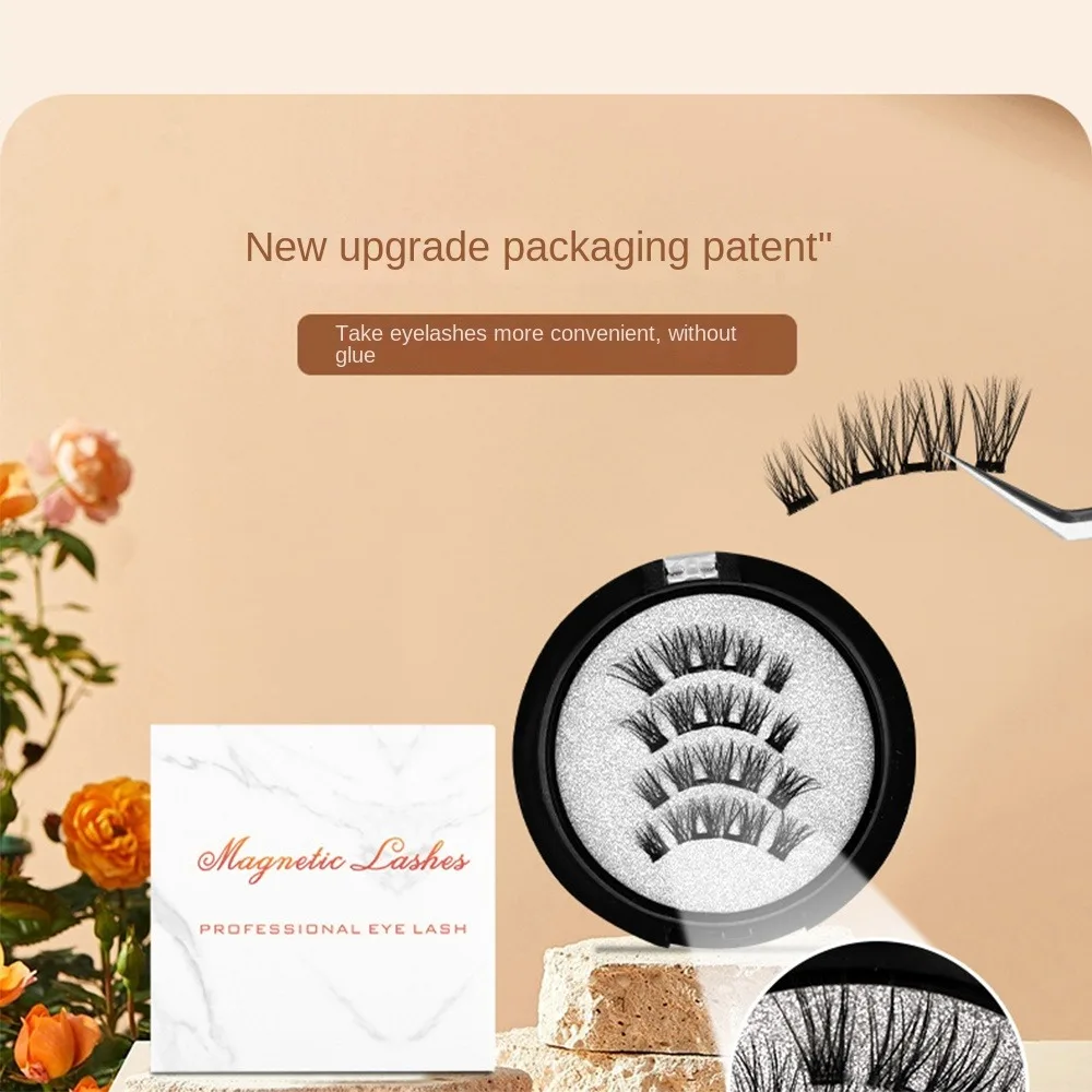 3D Magnetic False Eyelashes Tweezer Set Natural Mink False Lash Profesjonalne narzędzie do makijażu przedłużania rzęs