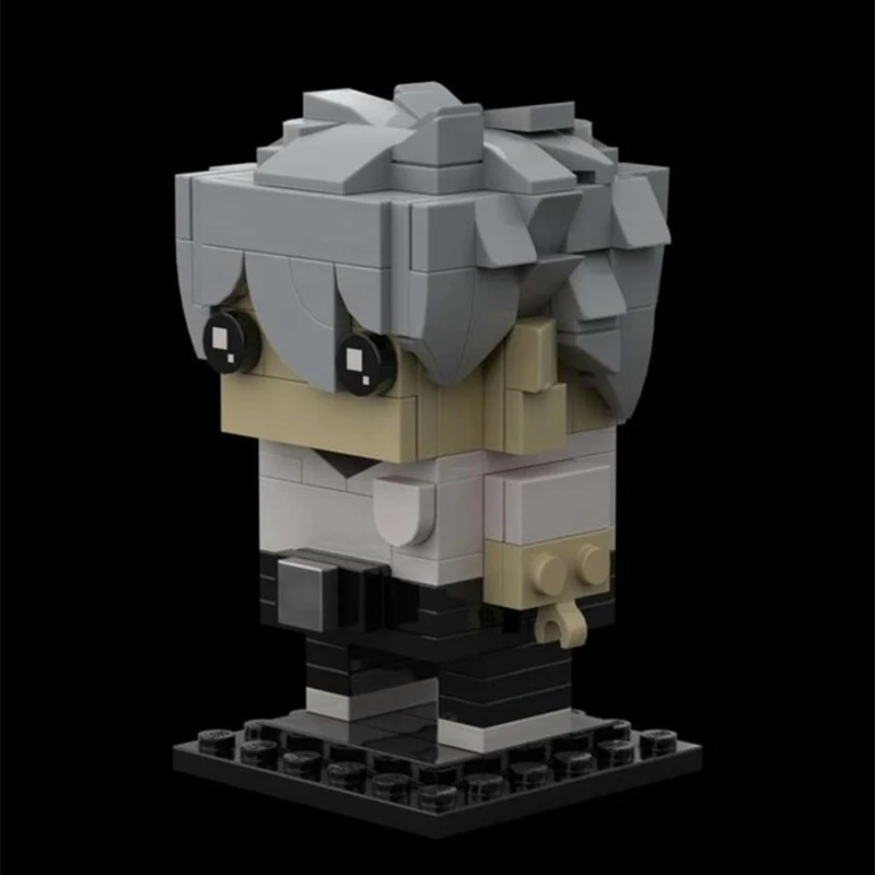 

147PCS MOC Kaworu Nagisa Modular Brickheadz Evangelion Building Blocks DIY Anime Figure Model Assembly Collectible Gift Toy