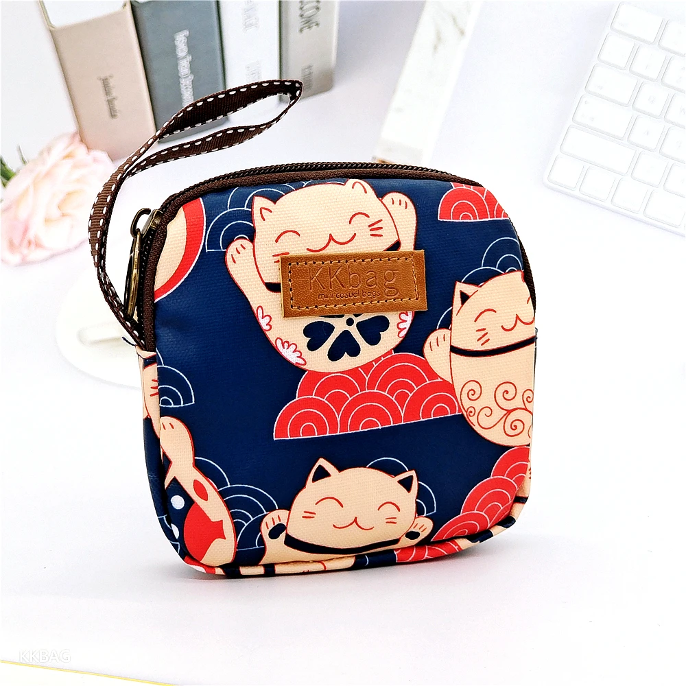 Nette Tampon Lagerung Tasche Frauen Mädchen Serviette Sanitär Pad Beutel Kosmetik Tasche Fall Tragbare Geldbörse Mini Reise Veranstalter – Detail 10
