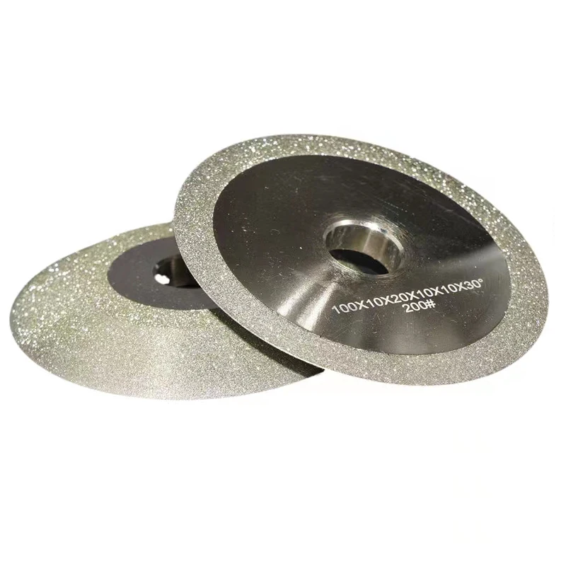 

SDC Grinding Wheel Diamond Single Bevel 100D 30/45/60 degrees 1V1 Grinding Alloy Tungsten Steel CBN Milling Cutter