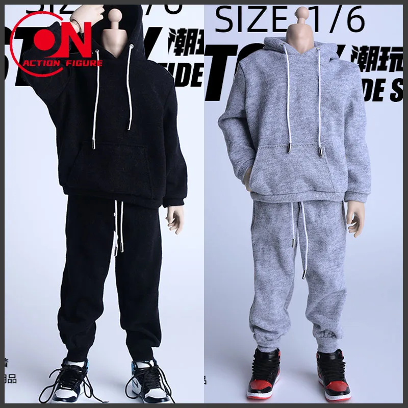 3ATOY 12FS006 1/6 Scale Leisure Street Style Male Soldier Sports Hoodie And Sports Pants Men's Suit for 12