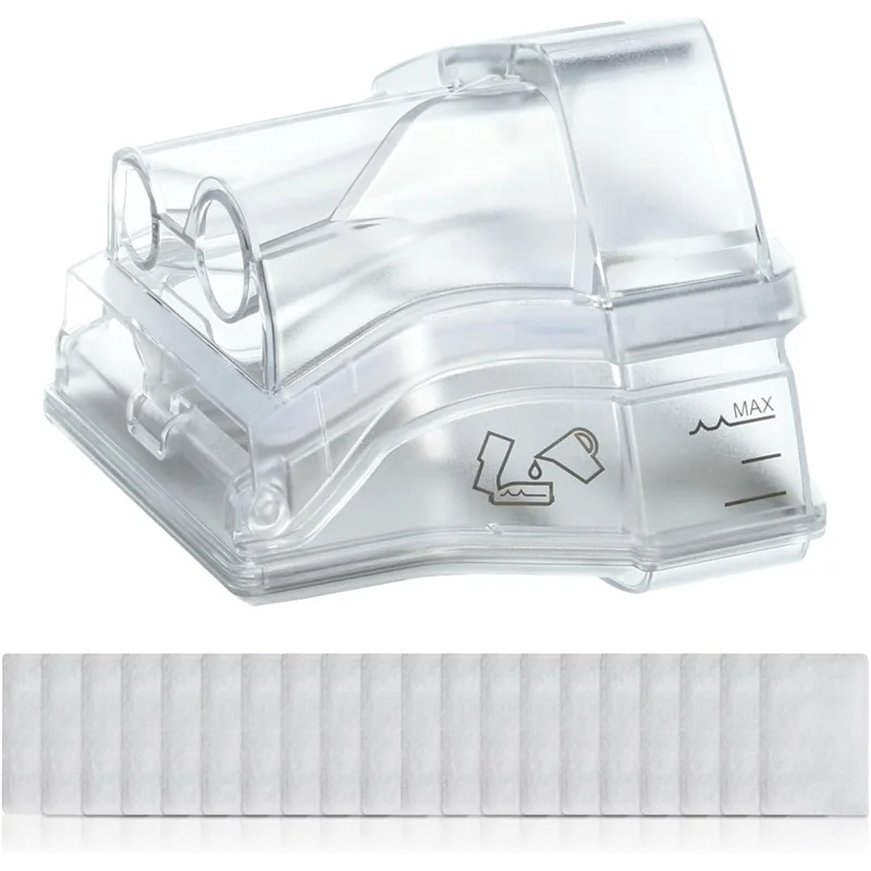 ABRW-Humidair Water Chamber With 20 Replacement Filters For S10 Series CPAP Humidifier Accessory Humidifier Water Tank