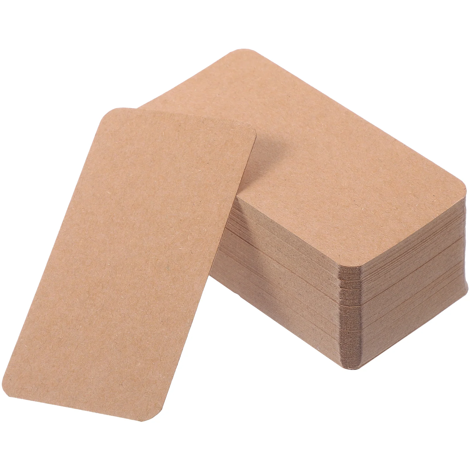 

100 Blank 45x8cm Kraft Paper Multi-function Note Portable Word Multi-Function Note Cards Daily Use Thickened Cards