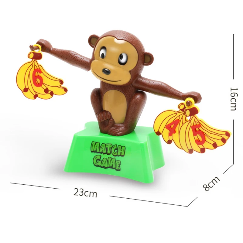 Banana Monkey Numbers Scales Math Addition Subtraction Montessori Toys Juguetes Montessori 3 Años Math Toys for Kids Abacus