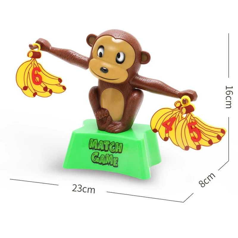 Liczby bananowych małp skaluje matematykę, dodając odejmowanie zabawki Montessori Juguetes Montessori 3 Años zabawki matematyczne dla dzieci
