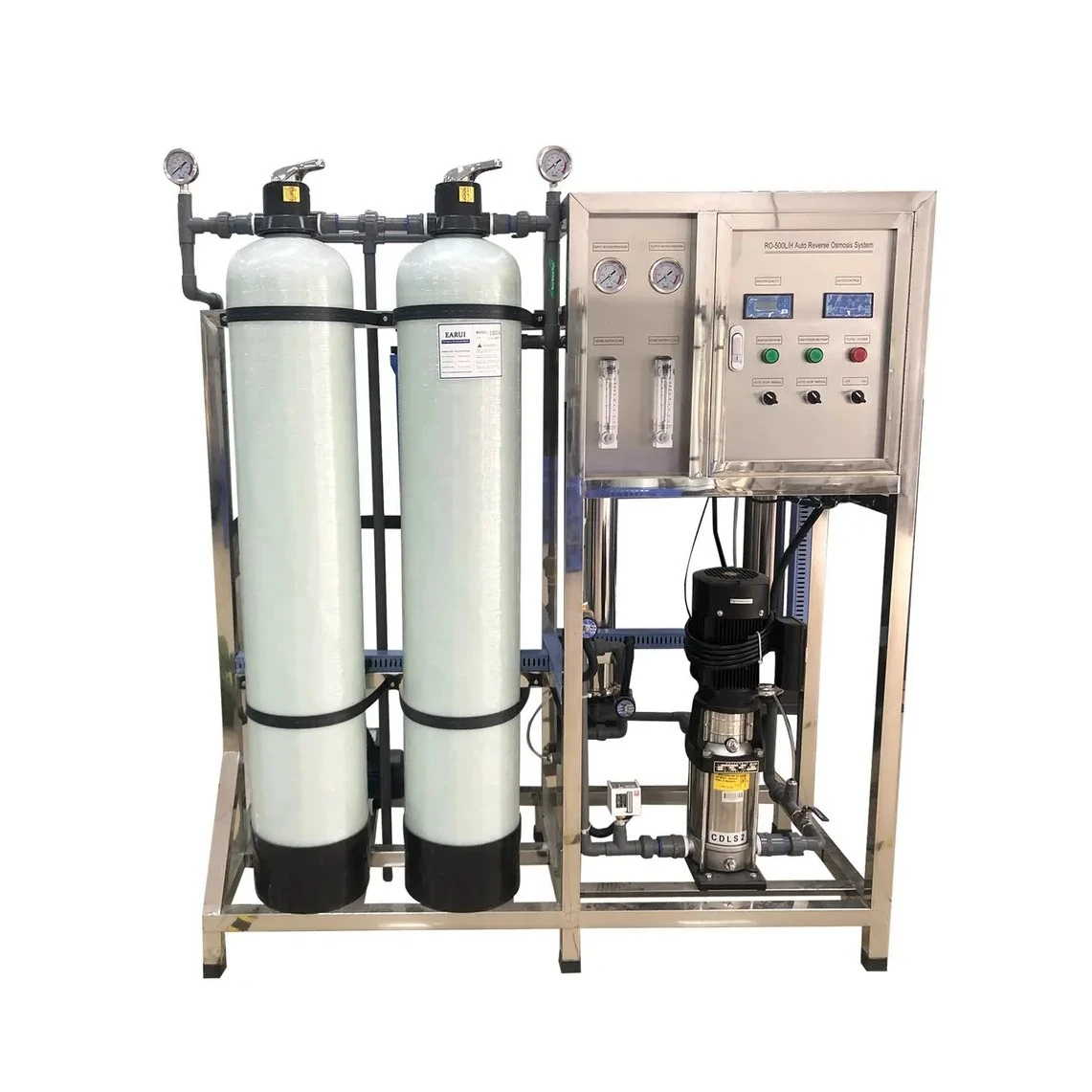 Impianto industriale di trattamento dell'acqua per il trattamento dell'acqua potabile 1000lph RO