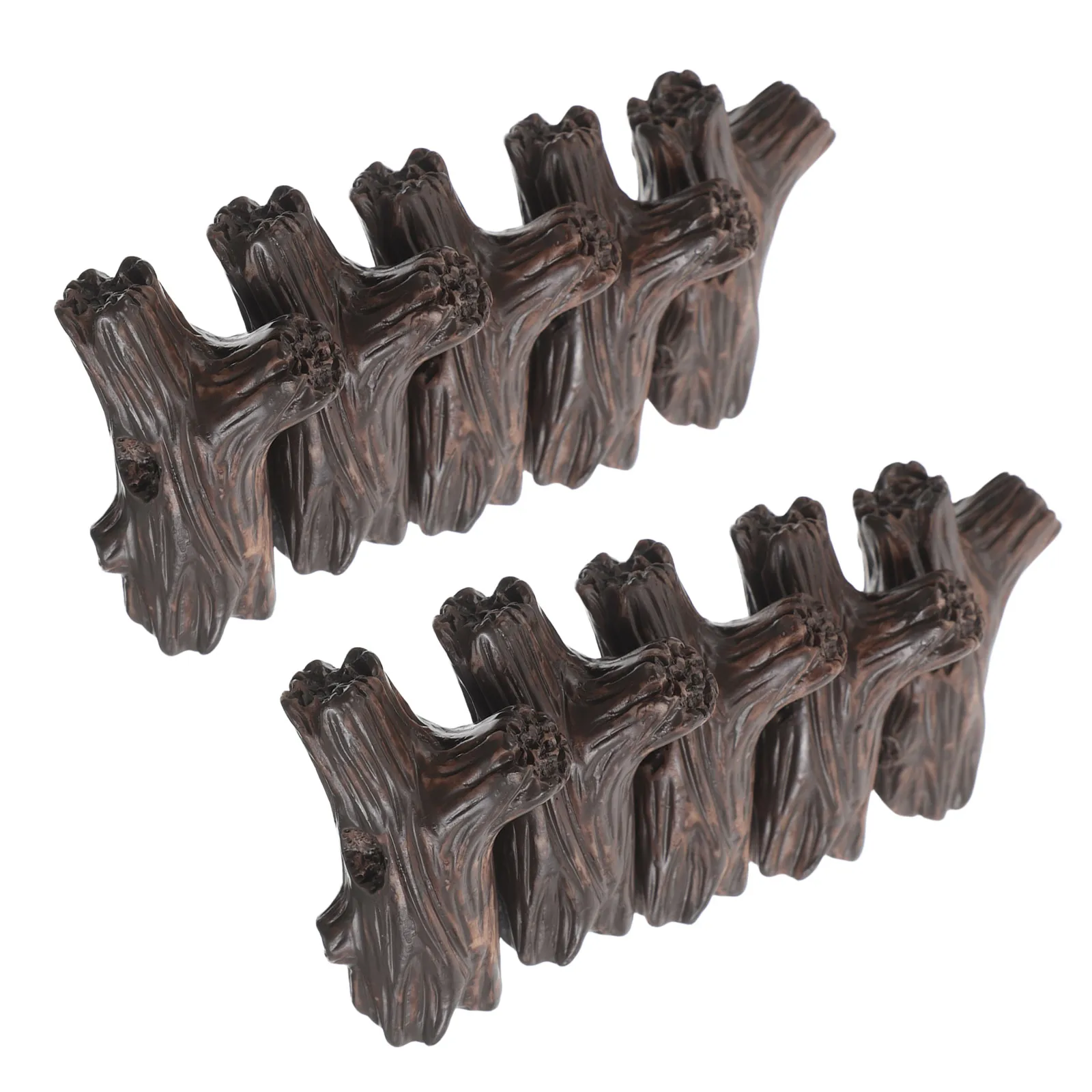 

10pcs Micro Landscape Decoration Mini Garden Layout Artificial Tree Stump Figurines Resin Train Tracks Sand Table Accessories