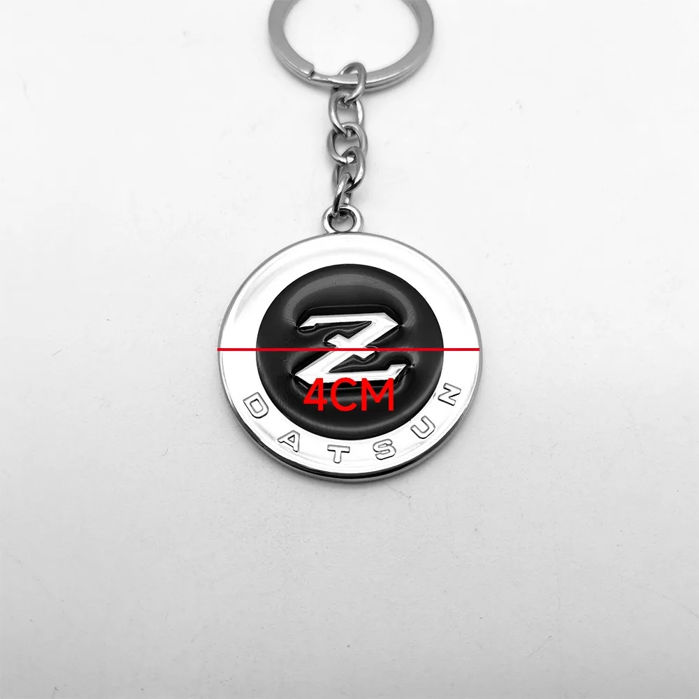 3D Alloy Car Styling Keychain Z Style Key Chain Rings For Nissan 280ZX 300ZX 350Z 370Z Z33 Fairlady Nismo Z Auto Accessories