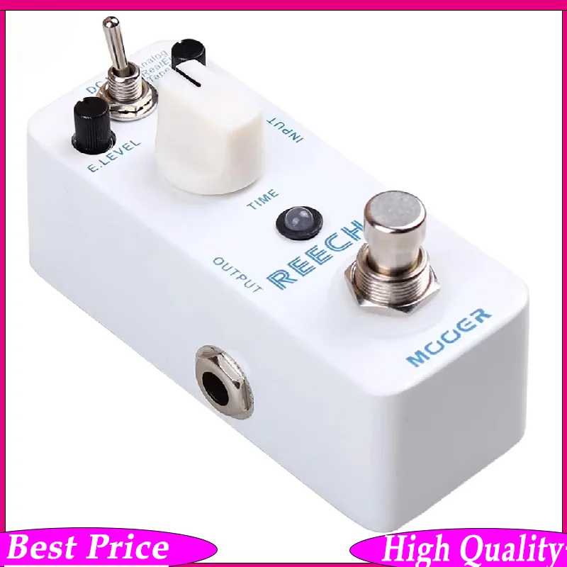 

MOOER Reecho Guitar Effect Pedal Digital Delay 3 Delay Modes Analog Real Echo Tape Echo for Electric Guitar Bass True Bypass