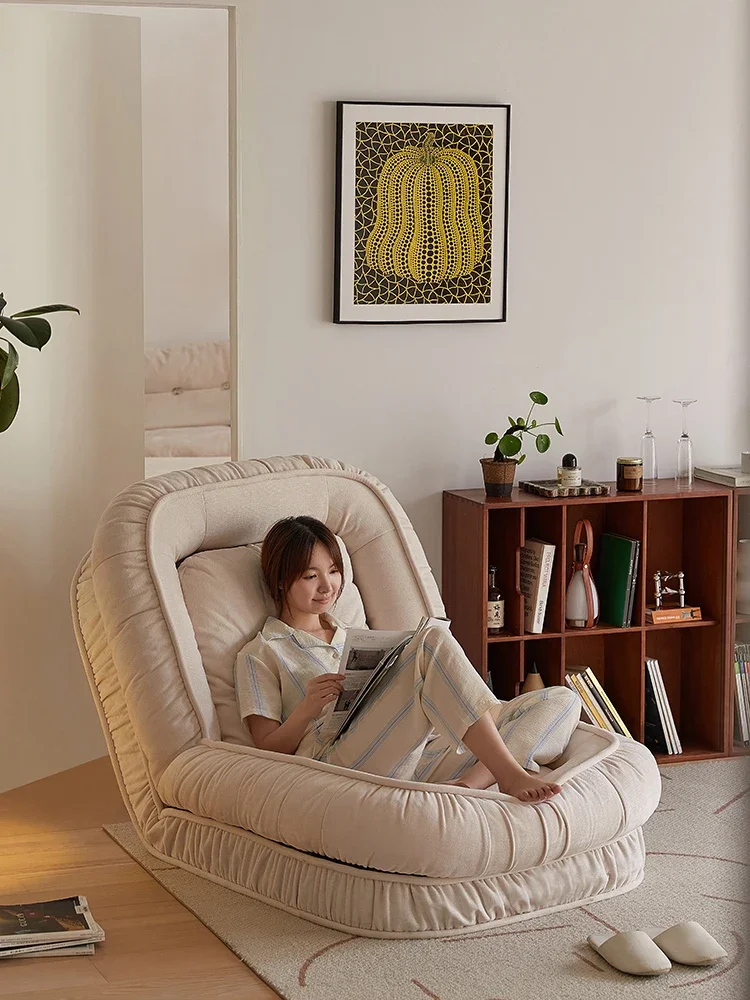 

-Human Dog Multi-fuctional Napping Lazy Sofa Folding Lying Sleep Adjustable Washable Small Living Room Huge Single Sofa Bed