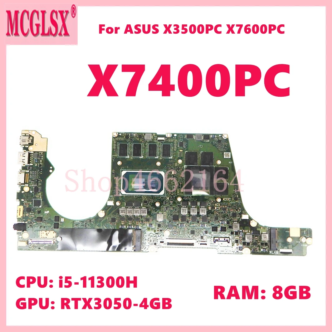 X7400PC Mainboard For X7400PA X7600PC N7600PC X3500PC X3500PA X3500PH X3400PC X3400PA X3400PH K3500P K3400P Laptop Motherboard