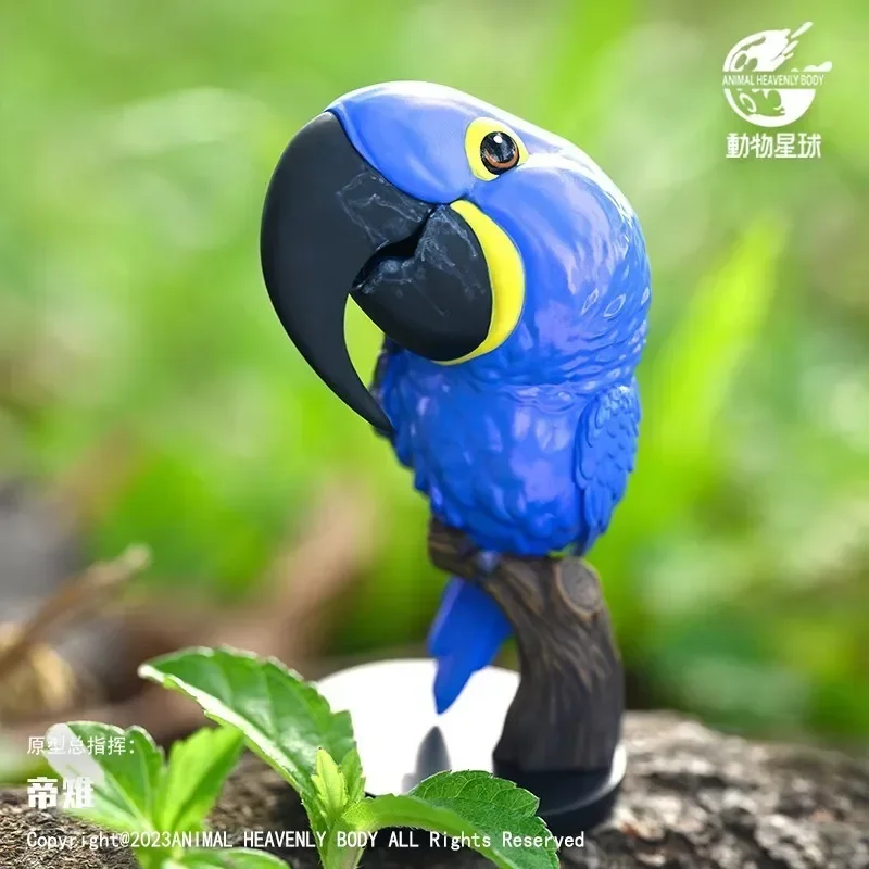 Animal L Augh And Grow Fat Series No.18 Parrot Model Psittaciformes Animal Gk Decora Collection Birthday Toy Gift