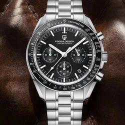 PAGANI DESIGN Moon Mens Watch Chronometer Sapphire Mirror Sports Quartz Watch For Men Waterproof Luminous Relogio Masculino 2026