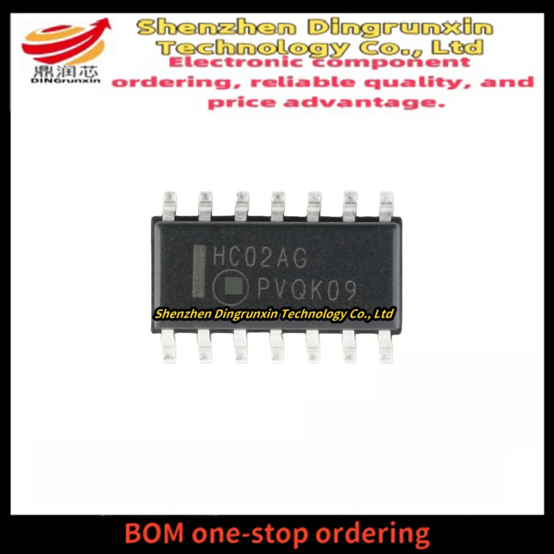 Brand new original MC74HC02ADR2G SOP-14 four-way 2-input or NOT gate SMT logic chip