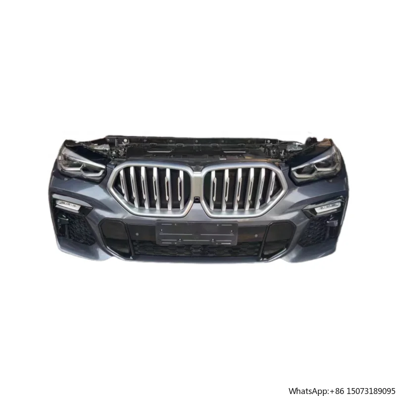 

Передний бампер в сборе с радиатором и фарами для X6 G06M, б/у, в хорошем состоянии