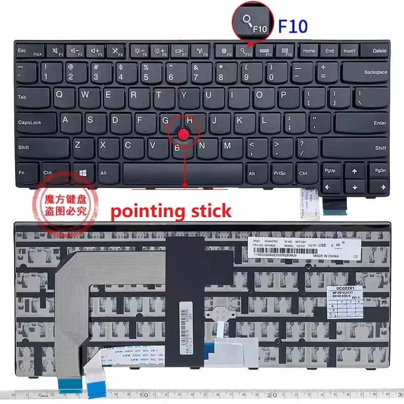 New US Keyboard for IBM Lenovo T460S T460 S2 Thinkpad 13 2nd Gen S2 2016 S2 2017 Laptop Keyboard Backlight