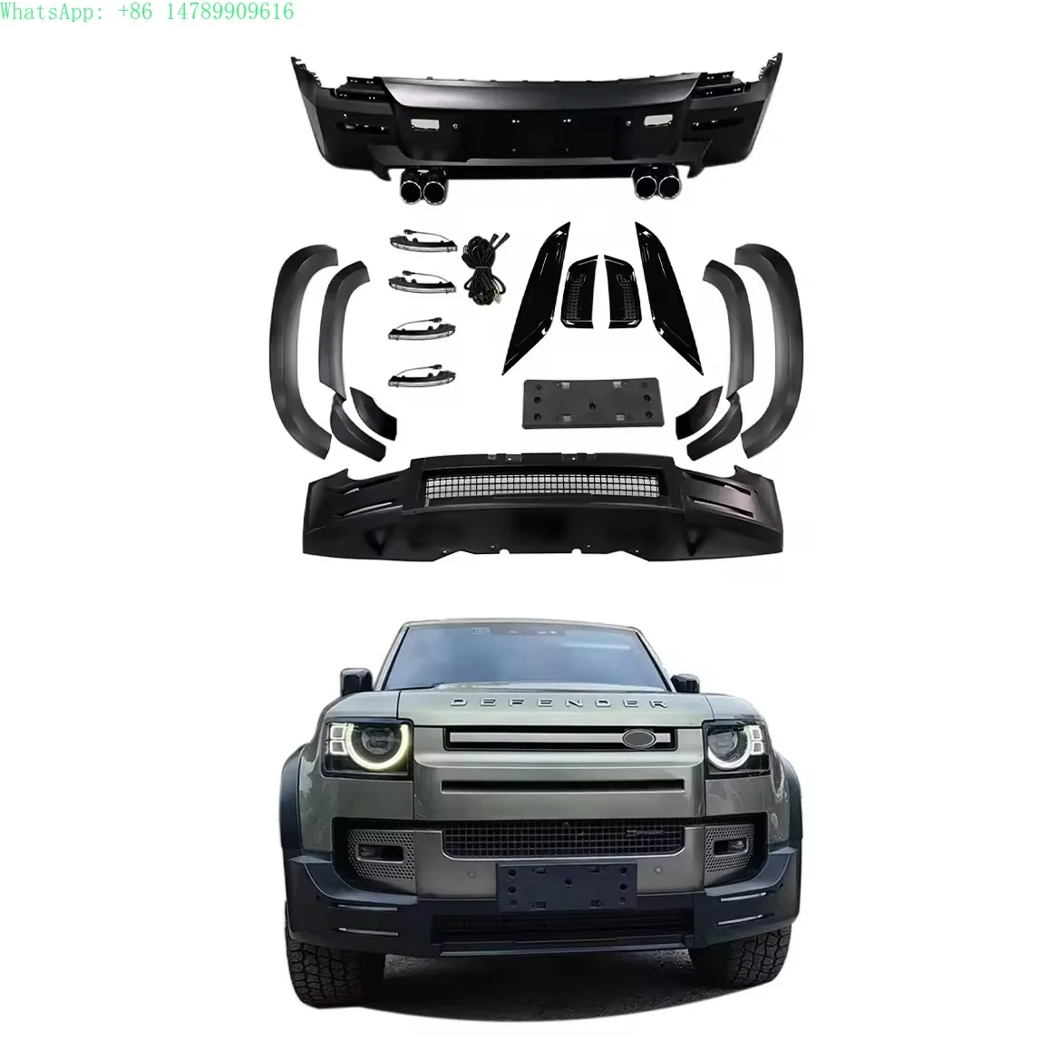 Customizable OEM Body KitsFactory Hot Sale For  Defender L663 90 110 130 2020-2024 P300 P400 V8 3.0T HSE X Update To L